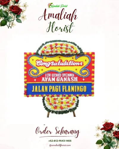 Bunga Papan Congratulation di Tlogorejo